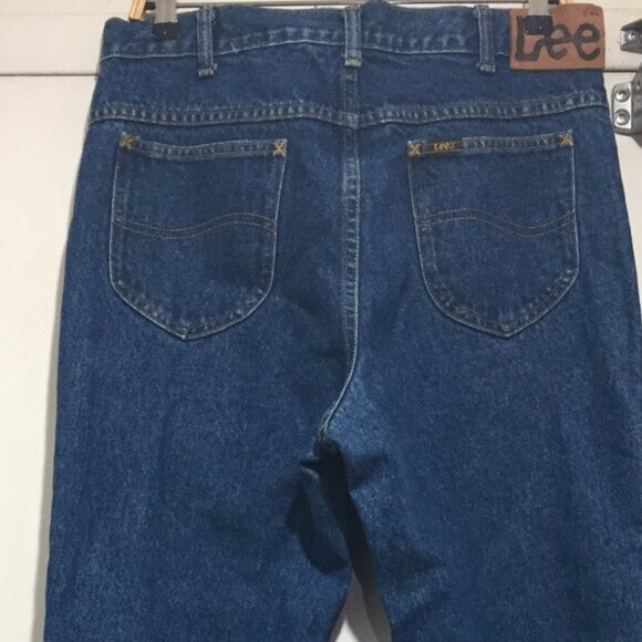 VINTAGE LEE HIGH RISE JEANS SIZE 34 - Picture 3 of 6